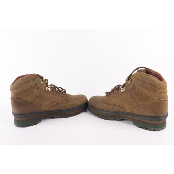 NOS Vintage 90s Mens 6.5 Steel Toe Leather Ankle Chukkas Chukka Boots Brown main image 5
